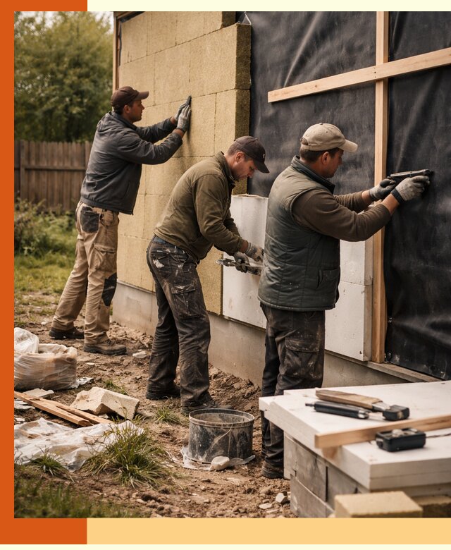 Утепление дачного дома под ключ в Котельниках