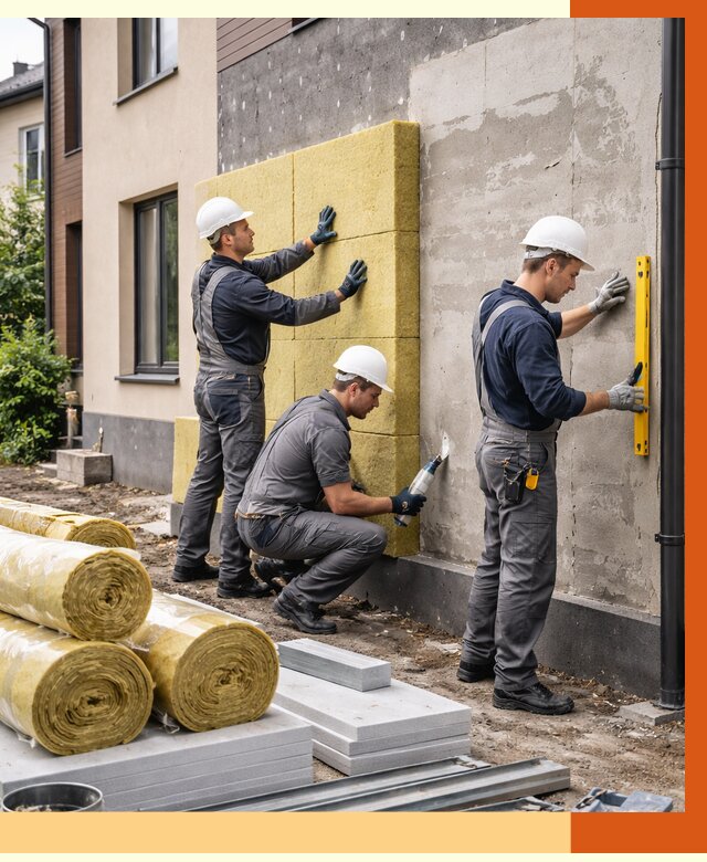 Утепление таунхауса в Котельниках от 7645 руб/м2 — комплекс под ключ | ТепломастерКтн