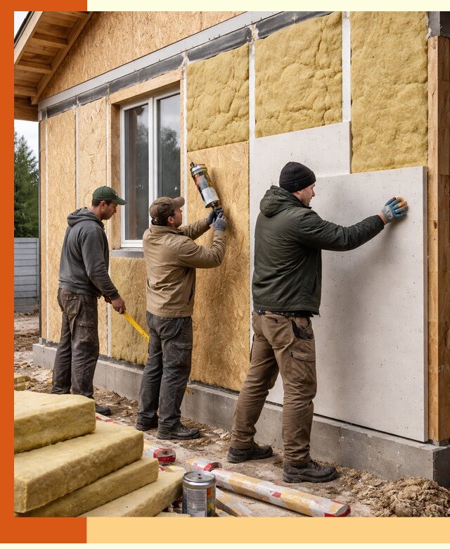 Профессиональное утепление дома из SIP-панелей в Котельниках
