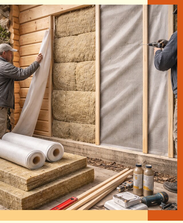 Утепление дома из минибруса в Котельниках от 4778 руб/м2 — заказать профессионально | ТепломастерКтн