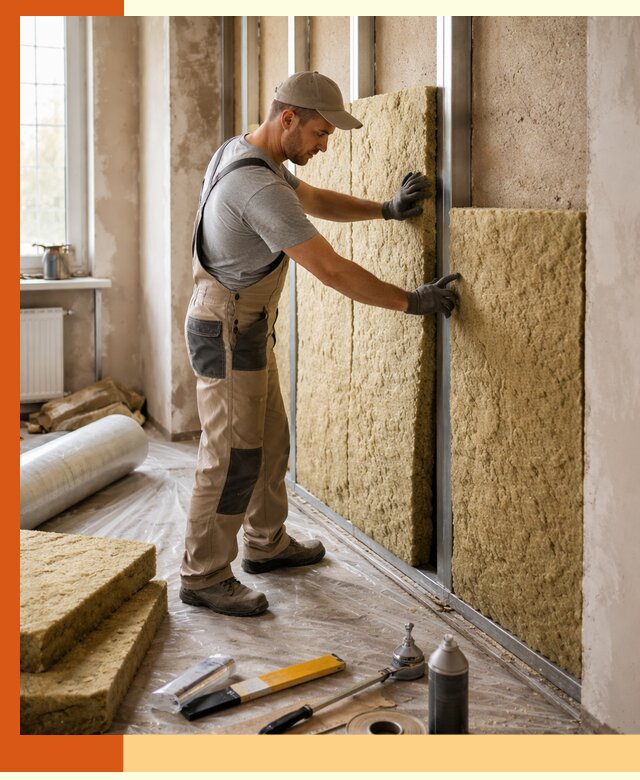 Утепление квартиры в Котельниках — комплексная теплоизоляция стен и полов