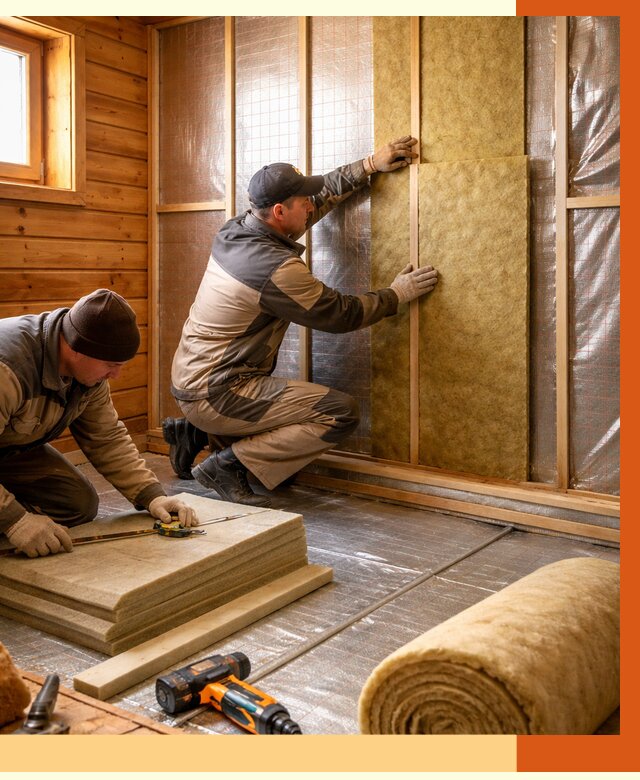 Утепление бани изнутри в Котельниках под ключ от 4460 руб./м² | ТепломастерКтн