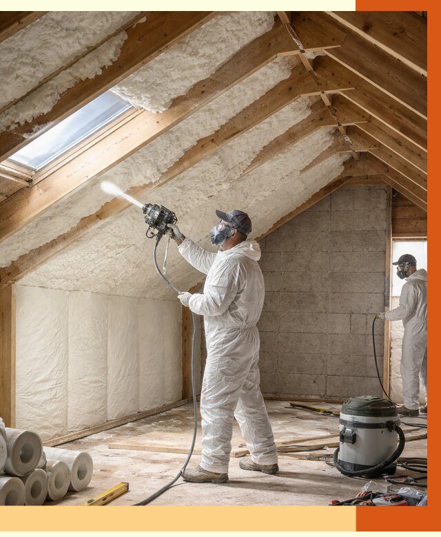 Утепление мансарды ППУ в Котельниках от 2920 руб./м² — заказать под ключ | ТепломастерКтн