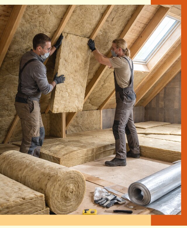 Утепление мансарды минватой в Котельниках от 4460 руб./м2 — монтаж и пароизоляция | ТепломастерКтн