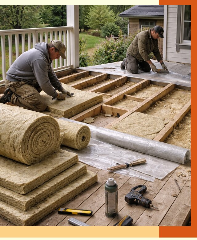 Утепление террасы в Котельниках от 4460 руб./м2 — утеплить террасу под ключ | ТепломастерКтн