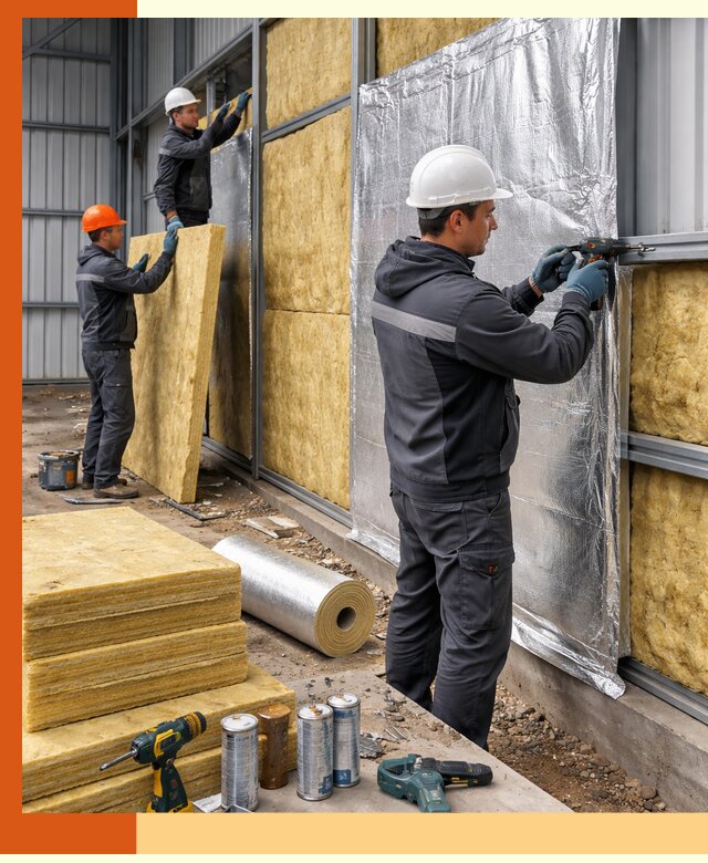 Утепление металлического ангара профессионально в Котельниках