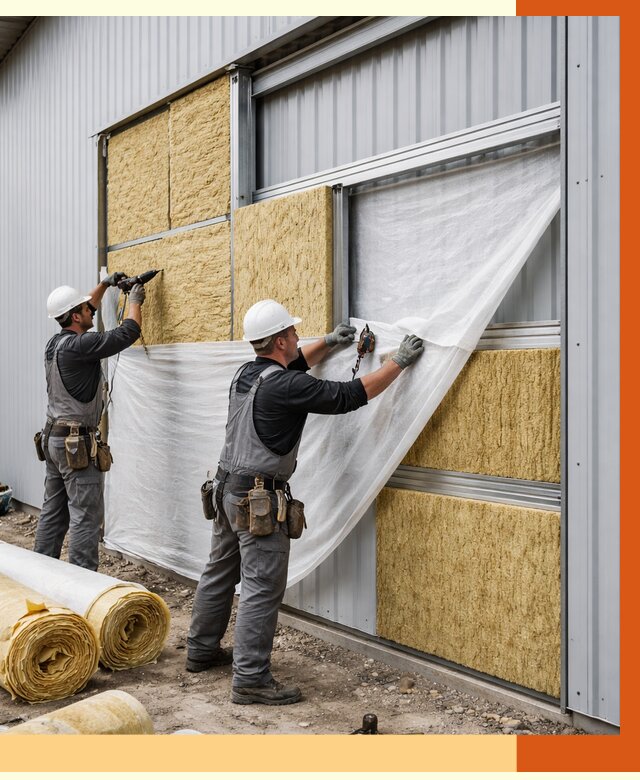 Утепление металлического склада в Котельниках от 4778 руб/м2 — комплексное утепление под ключ | ТепломастерКтн