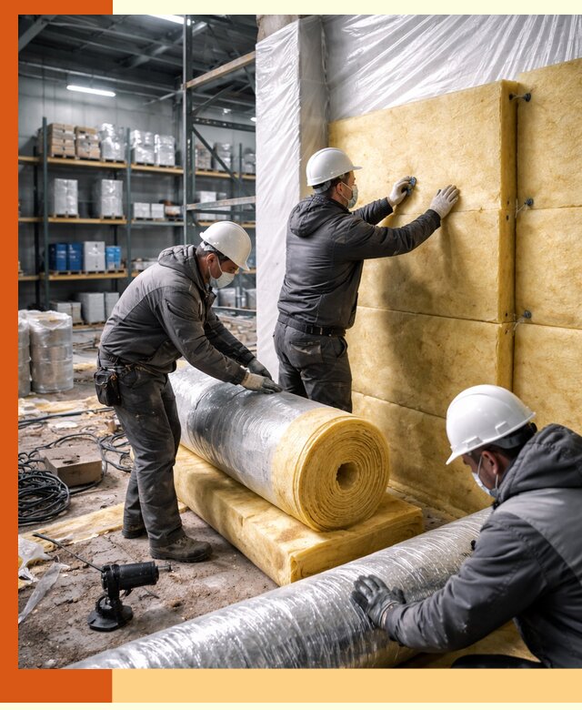 Утепление склада химсырья в Котельниках: безопасная и эффективная изоляция