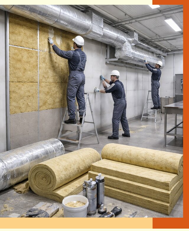 Утепление пищевого цеха в Котельниках от 13273 руб./м² — комплексно под ключ | ТепломастерКтн