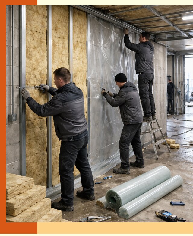 Профессиональное утепление автомойки в Котельниках для любого типа помещений