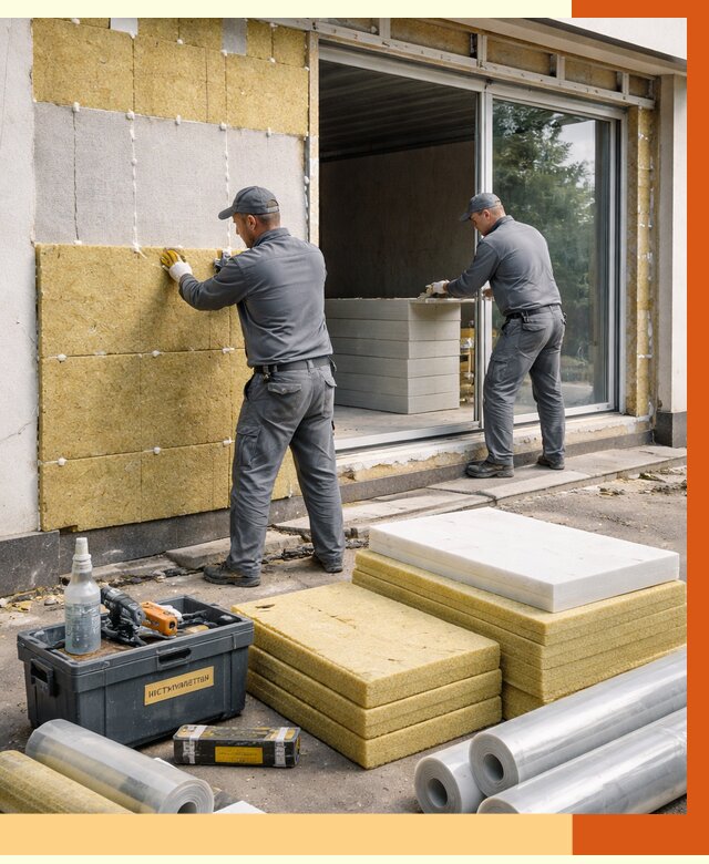 Утепление торгового павильона в Котельниках от 15396 руб./м² под ключ | ТепломастерКтн