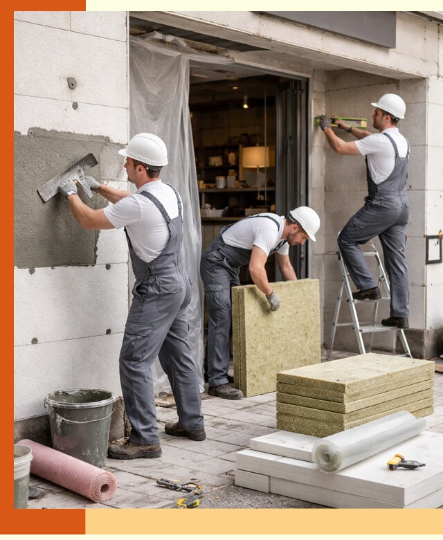 Утепление кафе в Котельниках: профессиональная теплоизоляция и монтаж