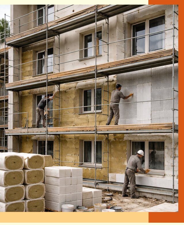 Утепление гостиницы в Котельниках от 7645 руб./м2 — комплексно, ППУ, под ключ | ТепломастерКтн