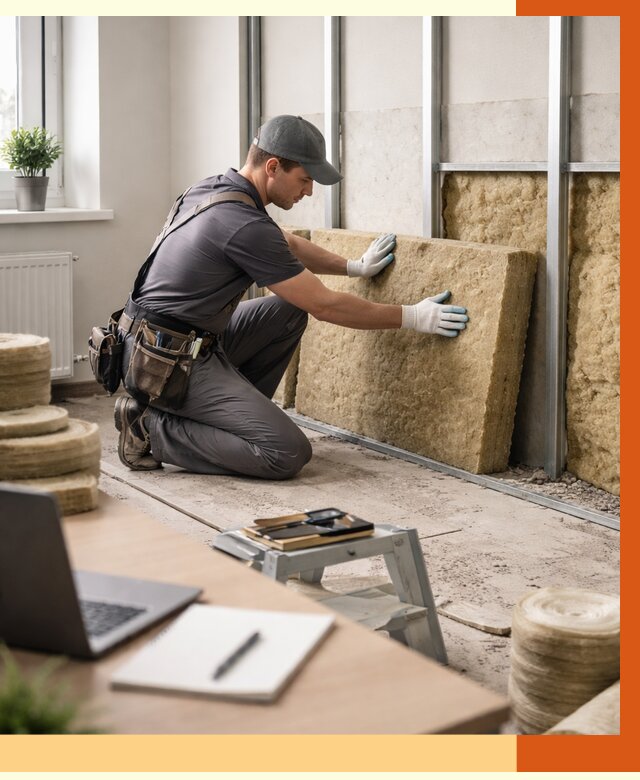 Утепление офиса в Котельниках от 4778 руб/м2 — комплексное утепление офиса под ключ | ТепломастерКтн