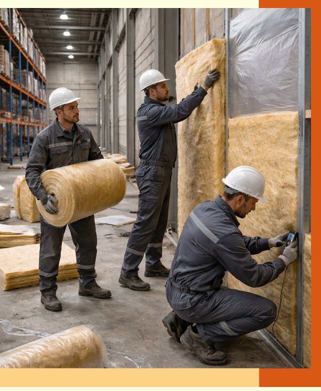 Утепление логистического центра в Котельниках от 4778 руб/м² под ключ | ТепломастерКтн