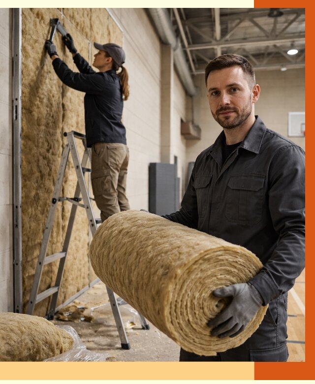 Утепление спортзала в Котельниках от 7964 руб/м2 — комплексное утепление под ключ | ТепломастерКтн