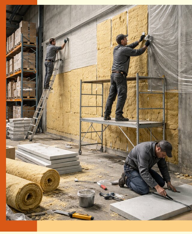 Утепление холодного склада под ключ в Котельниках