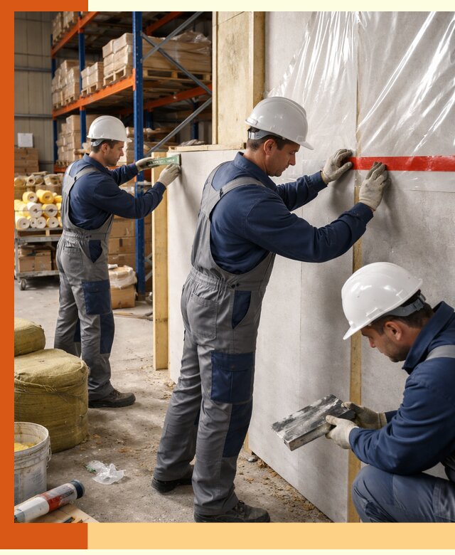 Утепление теплого склада под ключ в Котельниках