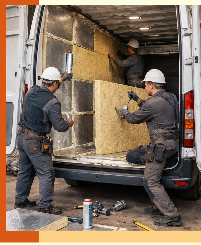 Утепление фургона-рефрижератора в Котельниках для сохранения температуры