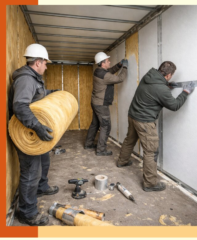 Утепление рефрижераторного контейнера в Котельниках профессионально и надежно