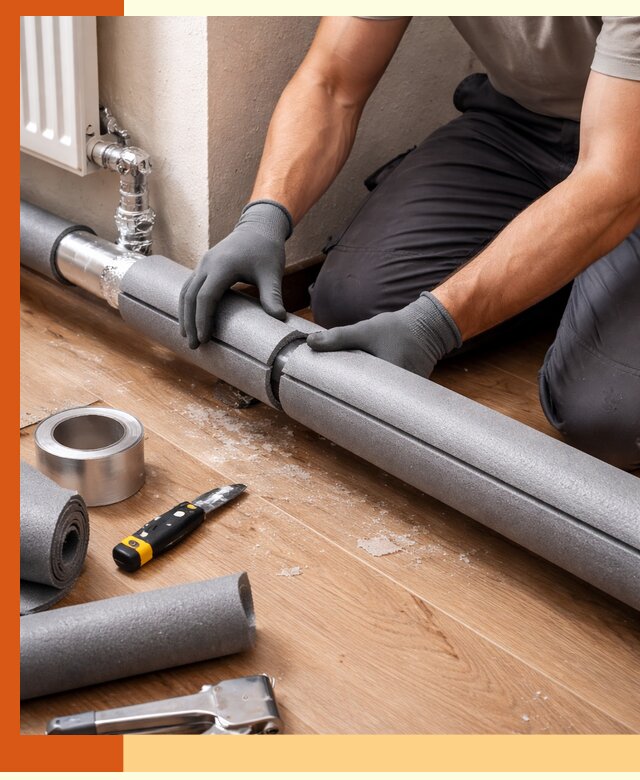 Утепление труб отопления в Котельниках: теплоизоляция и защита сети