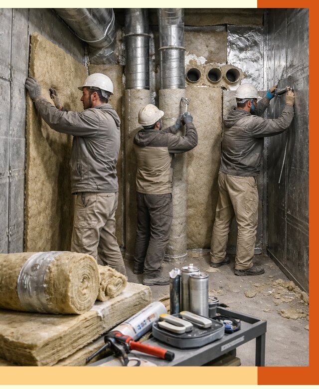 Утепление венткамеры в Котельниках под ключ от 1540 руб. — профессионально | ТепломастерКтн