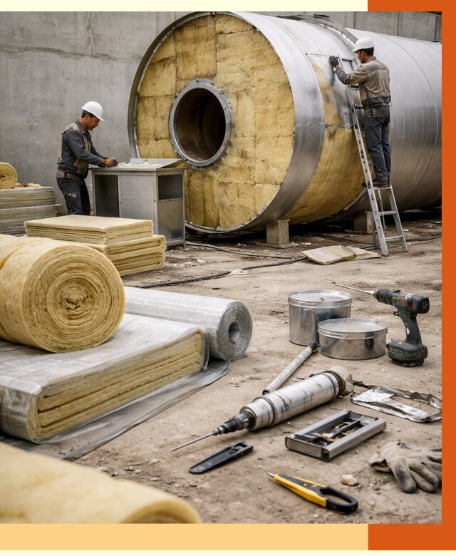 Утепление резервуара с топливом в Котельниках от 29200 руб. под ключ | ТепломастерКтн