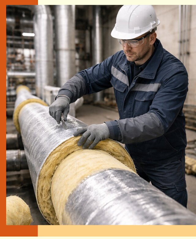 Утепление технологического оборудования и заводских установок в Котельниках