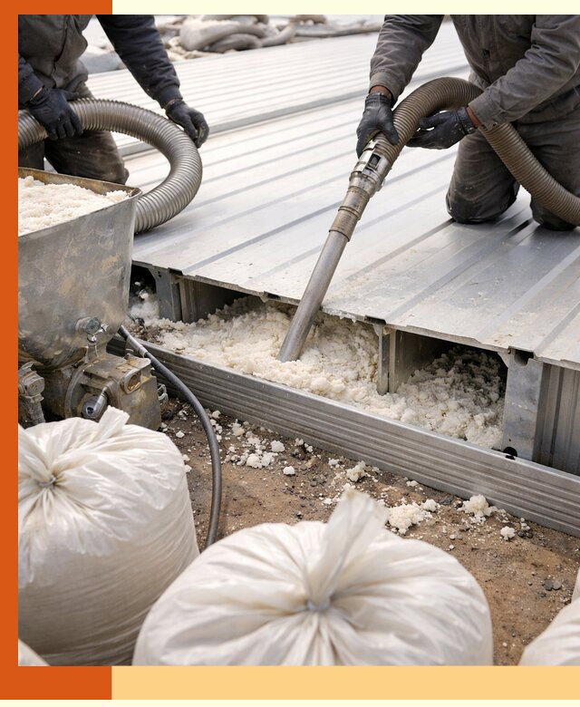 Заполнение пустот кровельных панелей пенными и мокрыми герметиками в Котельниках