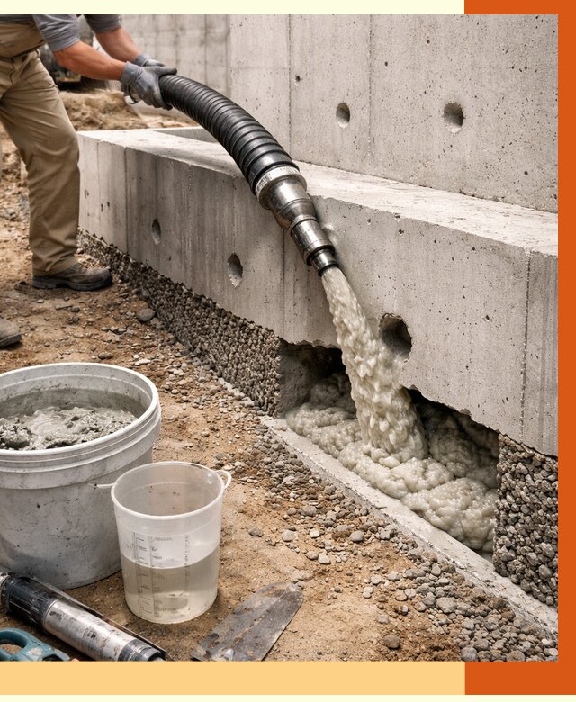 Заполнение полостей фундамента в Котельниках от 7220 руб. под ключ | ТепломастерКтн