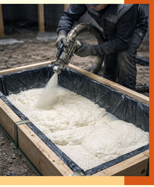 Заливка ППУ в формы в Котельниках от 2655 руб. — утепление форм под ключ | ТепломастерКтн