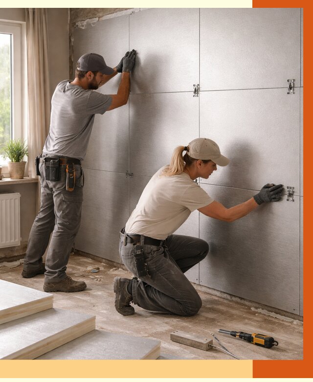 Утепление PIR панелями в Котельниках от 4460 руб. под ключ | ТепломастерКтн