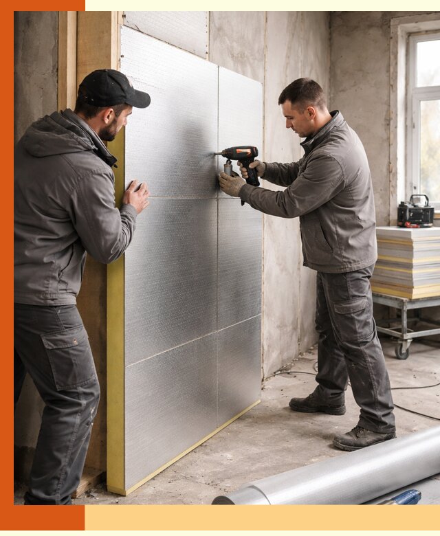 Утепление PIR панелями домов и зданий в Котельниках