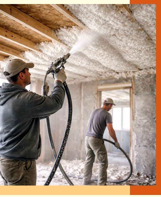 Утепление пеноизолом в Котельниках от 1699 руб./м2 под ключ | ТепломастерКтн