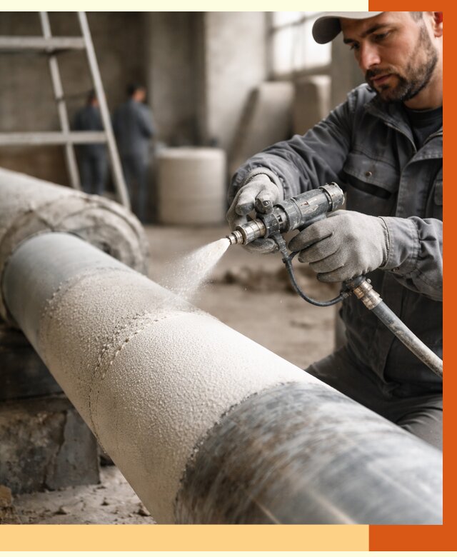 Утепление труб жидкой теплоизоляцией в Котельниках от 7964 руб. под ключ | ТепломастерКтн