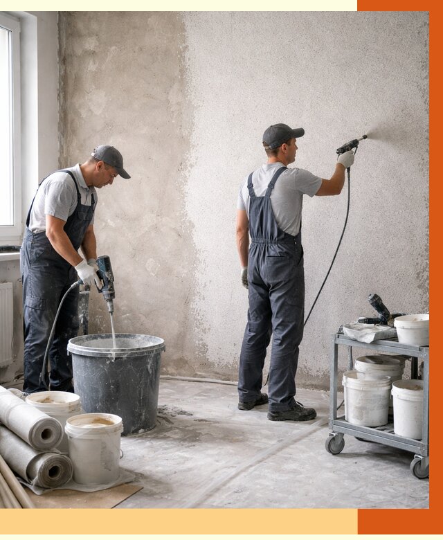 Утепление стен жидкой теплоизоляцией в Котельниках от 4460 руб/м² | ТепломастерКтн