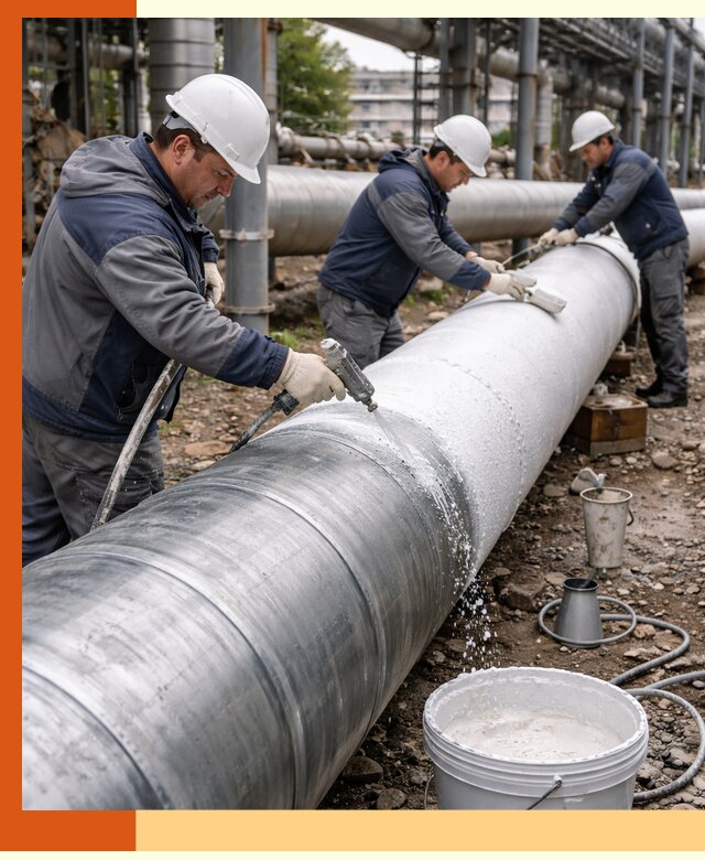 Утепление теплотрассы жидкой теплоизоляцией в Котельниках