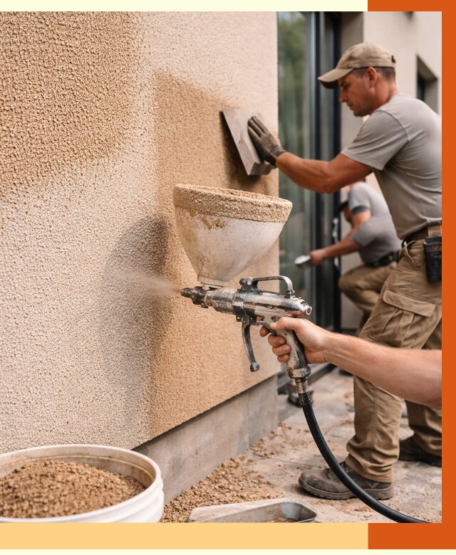 Утепление фасада жидкой пробкой в Котельниках от 5097 руб./м² под ключ | ТепломастерКтн