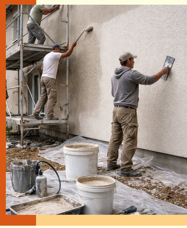 Утепление фасада жидкой пробкой в Котельниках