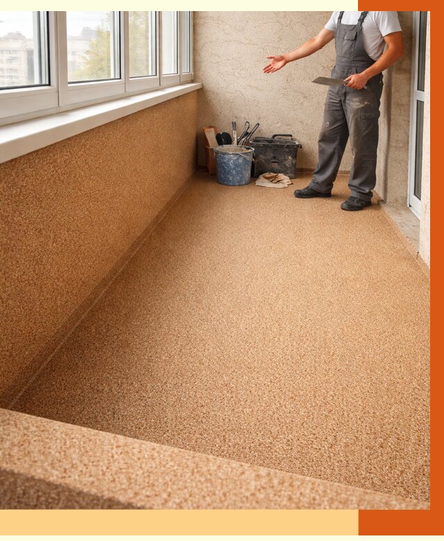 Утепление балкона жидкой пробкой в Котельниках от 3876 руб/м² под ключ | ТепломастерКтн