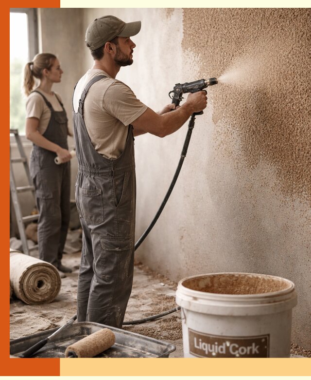 Утепление стен жидкой пробкой в Котельниках эффективное и долговечное