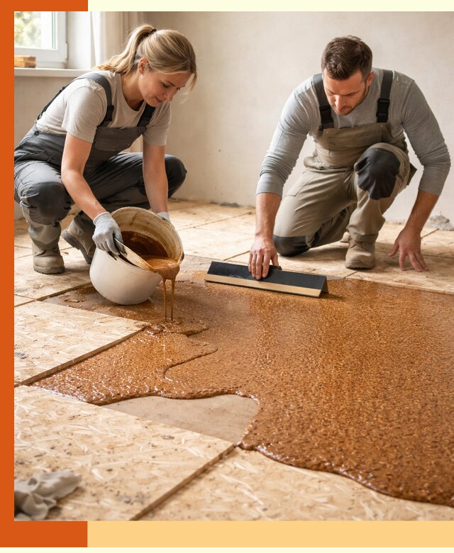 Утепление пола жидкой пробкой в Котельниках для квартир и домов