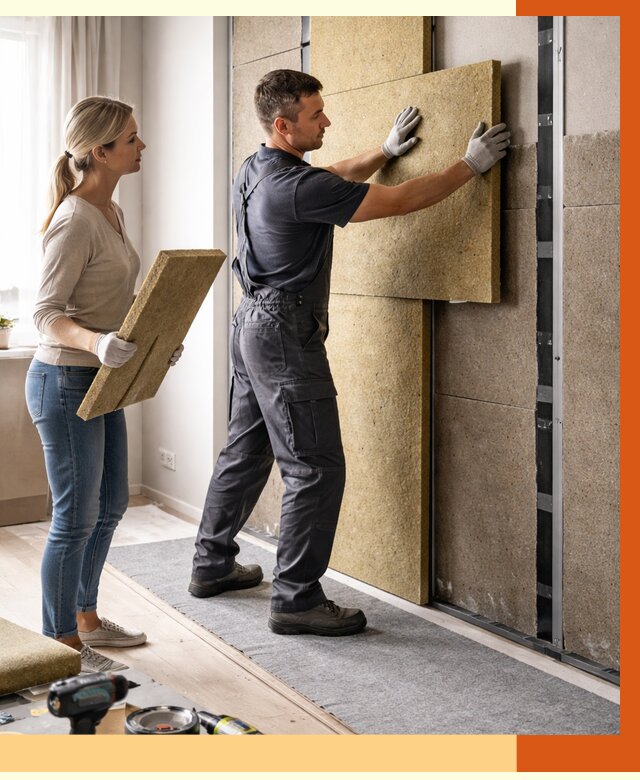 Профессиональная шумоизоляция квартиры в Котельниках от 7964 руб. за м2 | ТепломастерКтн