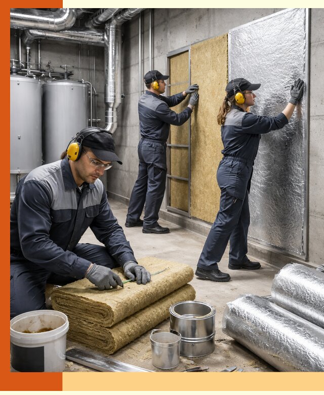 Шумоизоляция котельной в Котельниках: профессиональный монтаж и материалы