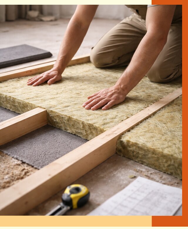 Шумоизоляция пола в Котельниках от 1327 руб./м² — профессиональная звукоизоляция | ТепломастерКтн