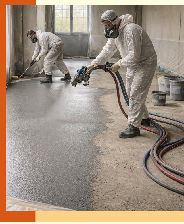 Гидроизоляция полимочевиной полов и конструкций в Котельниках