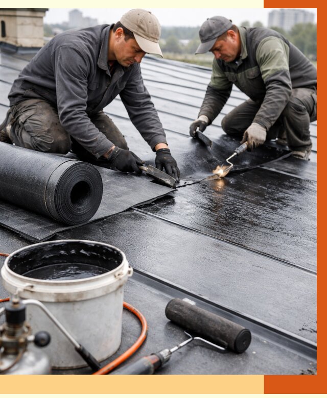 Гидроизоляция фальцевой кровли в Котельниках от 7964 руб. под ключ | ТепломастерКтн
