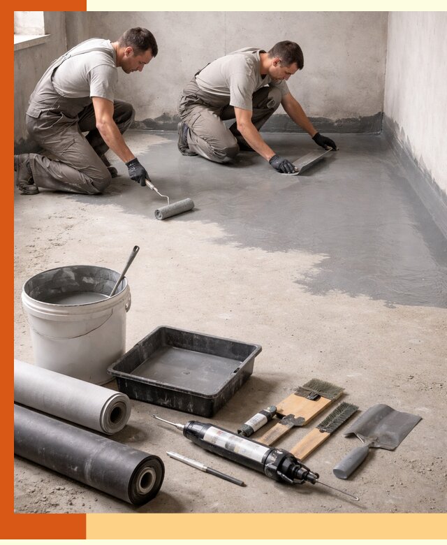 Гидроизоляция пола в Котельниках — надежная защита от влаги и протечек