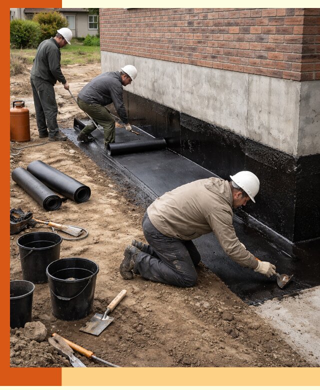 Гидроизоляция фундамента в Котельниках: надежная защита строений