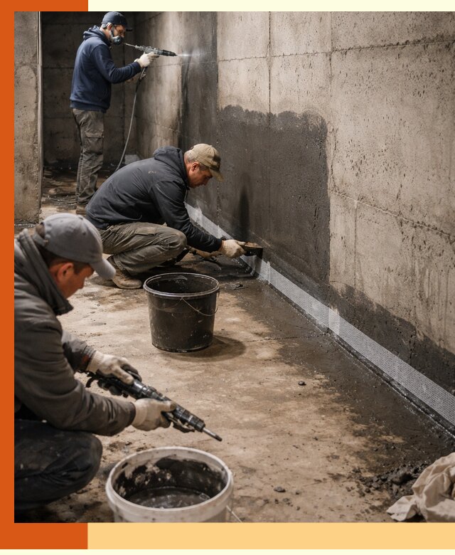 Гидроизоляция подвала в Котельниках — комплексная защита от влаги